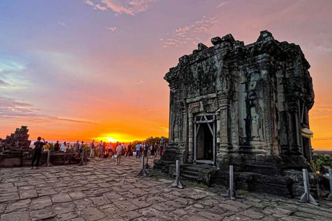 Siem Reap: Angkor Wat: całodniowa wycieczka w małej grupie i zachód słońca