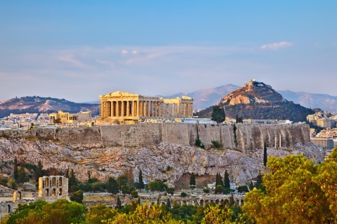 Athene: tour door de stad, Akropolis en museum, met ticketsExcursie in het Engels