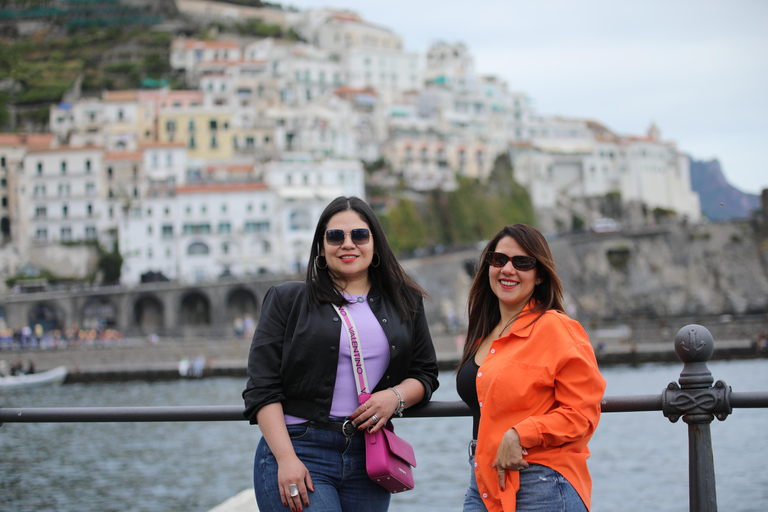 Positano-Amalfi & Pompeii Full Day Trip by Luxury from Rome Group tour