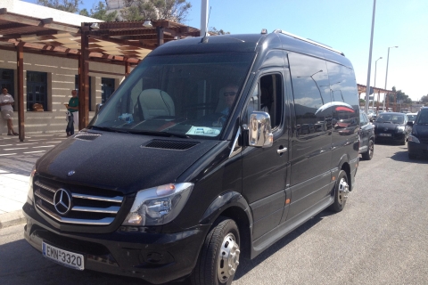 Services de transfert de tours privés à SantorinServices de transfert Santorini Private-bus