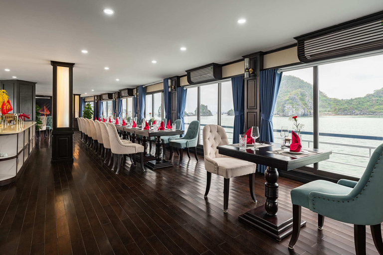 Amanda Pearl Cruise - Ha Long & Lan Ha Bay Multi-Day Cruise Departing at Ha Long (Check-in at 11:00 AM)