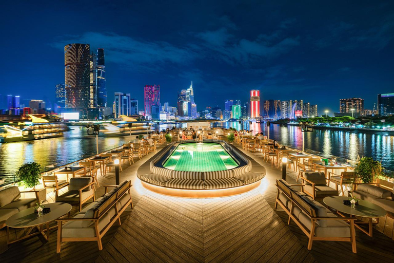 Romantic Dinner On Cruise On Saigon River With Fireworks Buffet Lunch Without Pick-Up