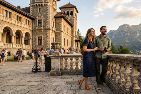 Day Trip - Bran Castle, Peles Castle & "Wednesday" Castle COACH TOUR Audio guide in 24 languages