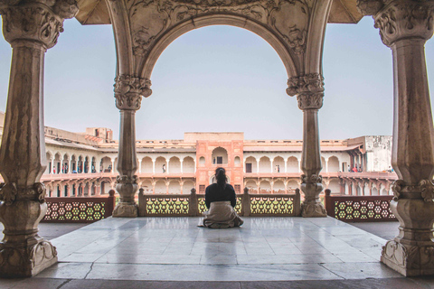 Från Delhi: Dagsutflykt med guide till Agra och Fatehpur Sikri