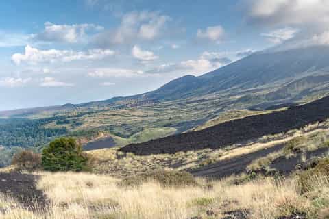 From Taormina: Full-Day Etna and Sunset Tour with Dinner