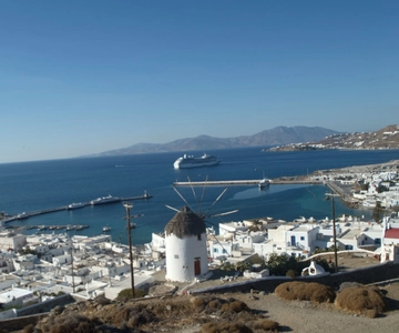 Mykonos: Farm, Ano Mera Village, and Beaches Guided Tour
