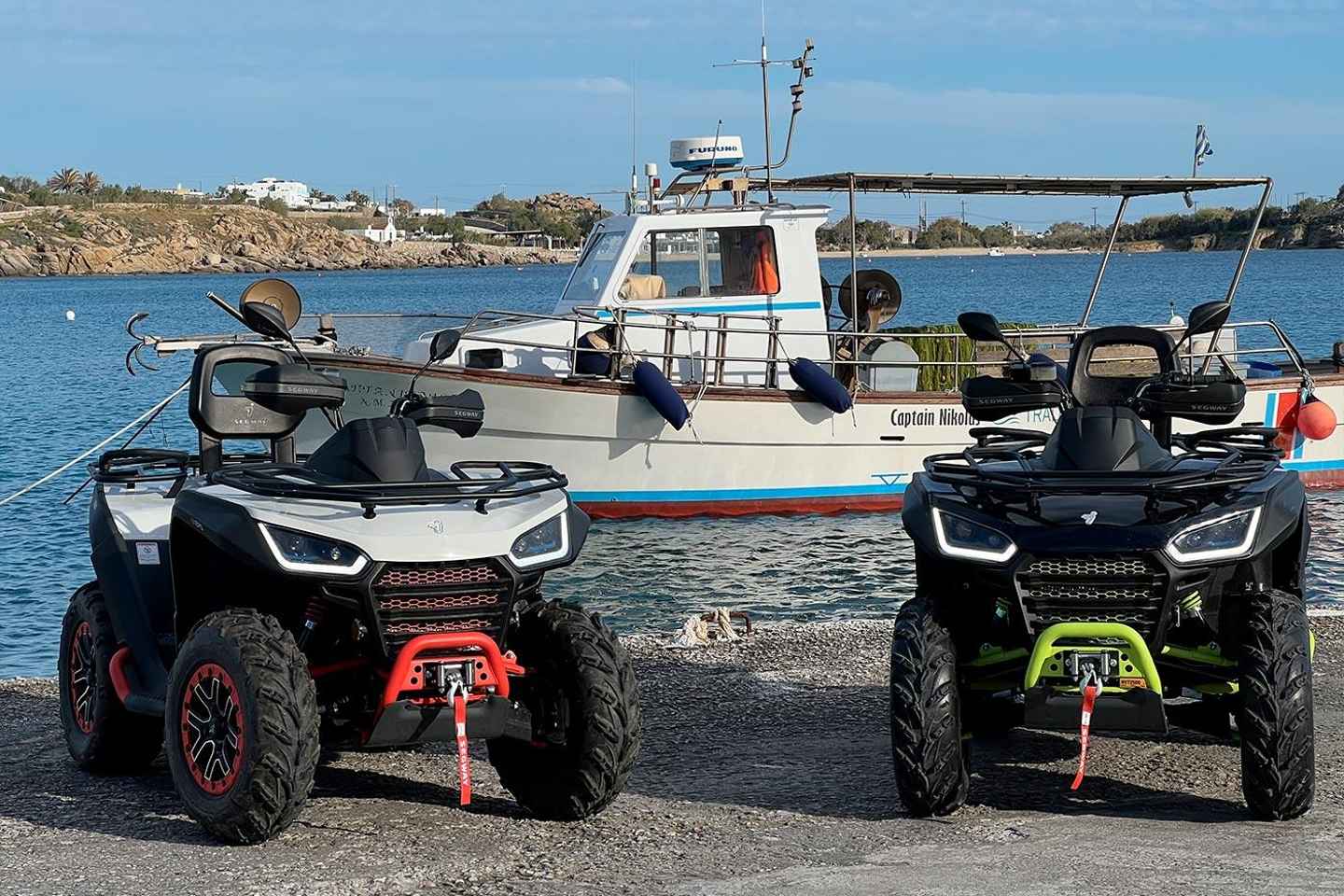 Откройте Миконос на квадроцикле: приключение на 650сс!