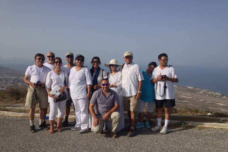 Visite en petit groupe de Santorin avec dégustation de vin