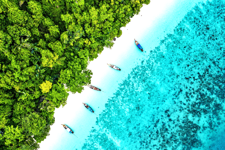 Phuket: Phi Phi, Maya Bay & Khai Island Speedboat Day Tour Speedboat Tour Including National Park Fee