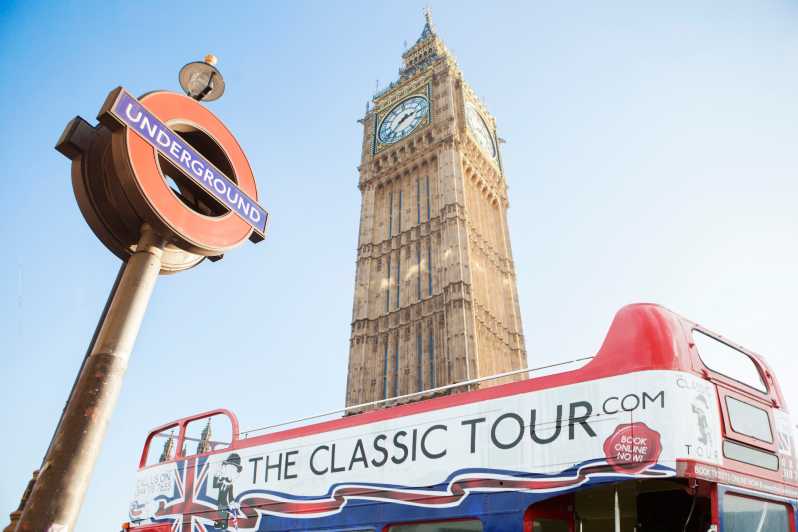 Лондон: екскурсія на старовинному автобусі з відкритим верхом із екскурсоводом
