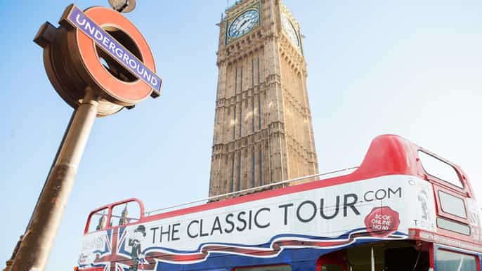 London Open-Top Vintage Bus Tour