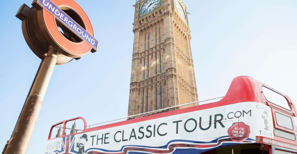 vintage open top bus tour london
