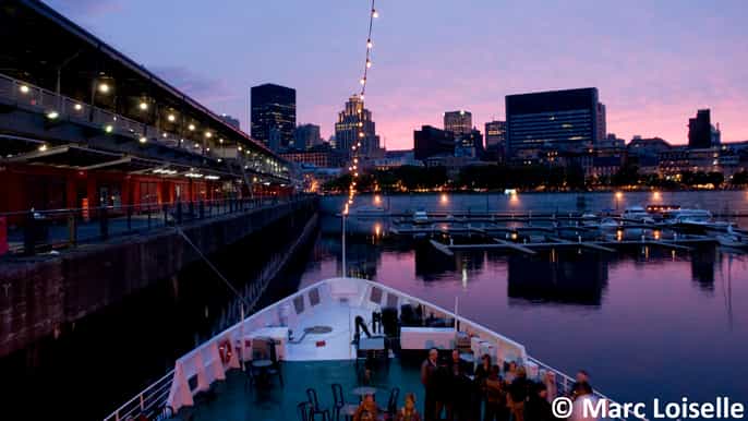 montreal crucero con cena de cinco platos