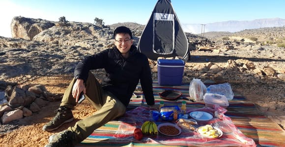 From Muscat: Jebel Shams Overnight Camping with Meals