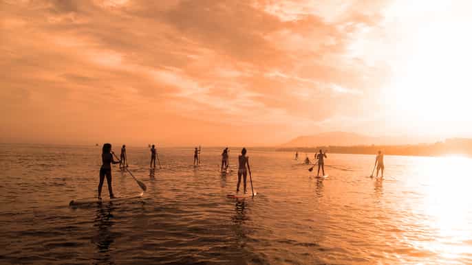 Marbella: Stand-Up Paddle Board at Sunset