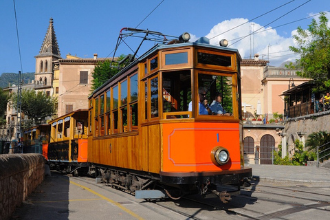 Ab Palma: Tramuntana-Tour mit dem Roten Blitz & Bus