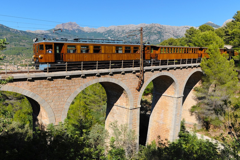 Ab Palma: Tramuntana-Tour mit dem Roten Blitz & Bus