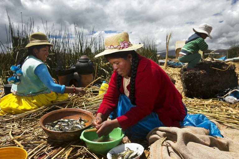 Lac Titicaca, îles Uros et Taquile : excursion à la journéeLac Titicaca, îles Uros et Taquile : excursion premium à la journée