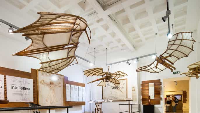 Roma: ticket de entrada a la exposición de Leonardo da Vinci