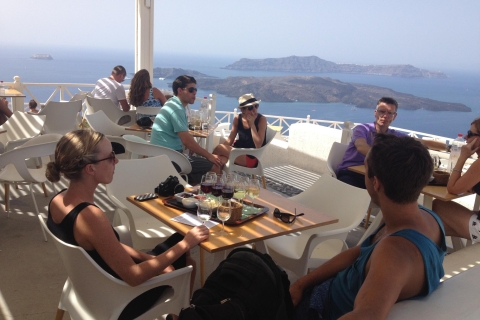 Santorin: visite de dégustation de vin en petit groupe