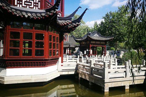 Yu Garden Shanghai Billets d&#039;entrée RéservationJardin de Yuyuan + Le Bund + Usine de soie + Guide + voiture privée