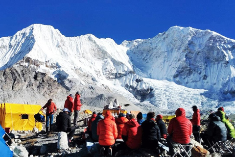 Népal : expédition guidée de 30 jours - Mera, Island et LobucheNépal : Ascension des trois sommets - Mera, Island, ascension de luxe à Labuche.