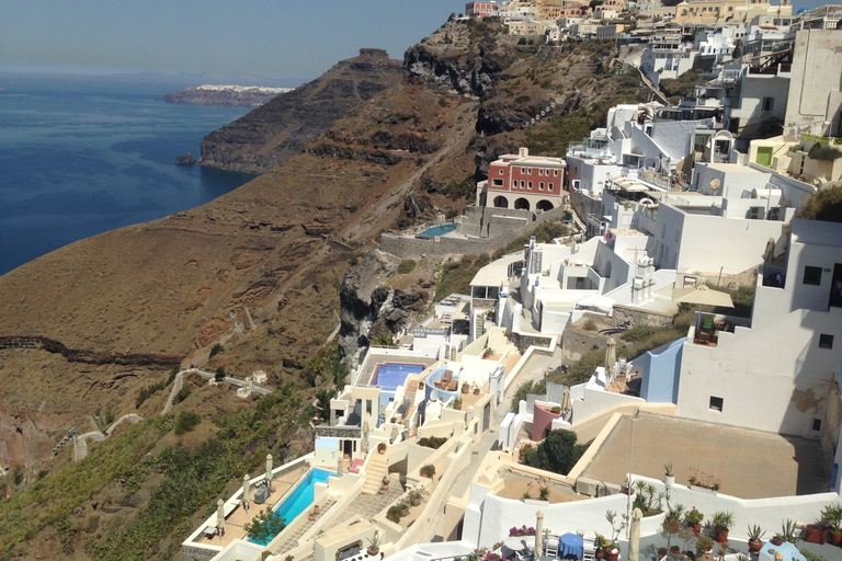 Santorini: 5 horas de excursión privada a la costaSantorini: 5 horas privada de Excursiones en Tierra