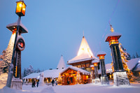 Besuch in Santa's Village und Snowmobiling auf der Rentier Farm - Hizvo