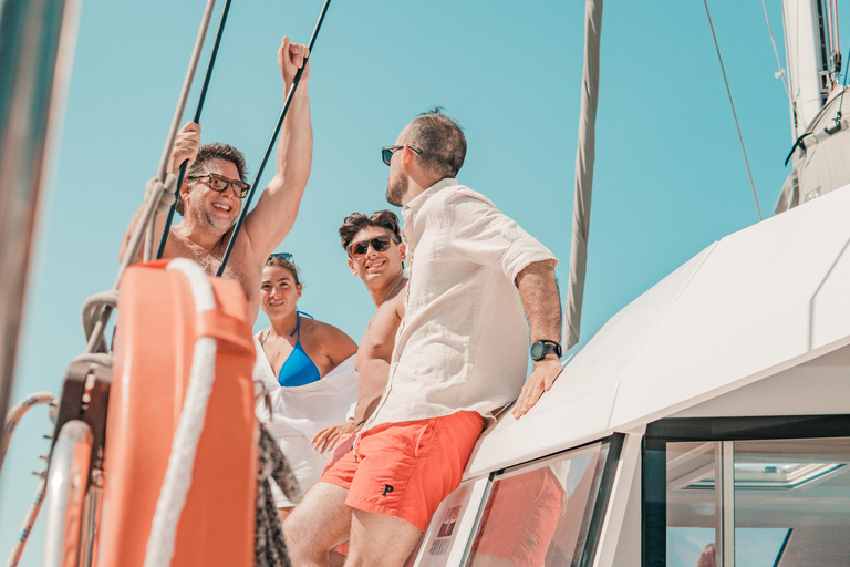 From Panormo: Luxe Sailing Cruise with Lunch and Drinks Panormo: Luxe cruise with Transfer from Rethymno Area