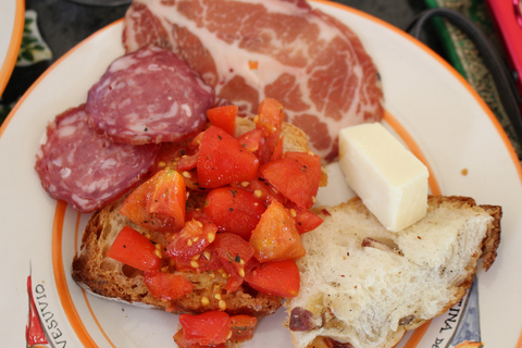 Från Rom: Pompeji ruiner och Vesuvius med lunch och vin