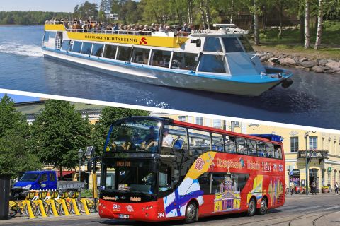 Helsinki bussilla ja veneellä: 24 tunnin yhdistelmälippu