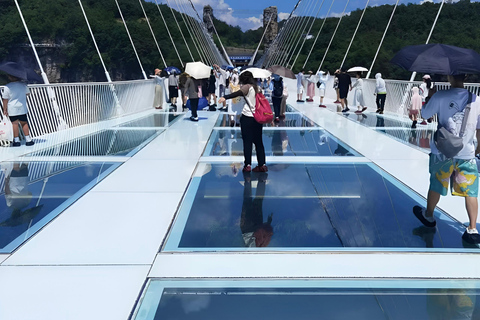Zhangjiajie Grand Canyon, Glass Bridge with 5 Adventures Guide for other languages