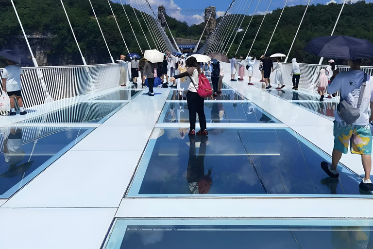 Zhangjiajie Grand Canyon, Glass Bridge with 5 Adventures Guide for other languages