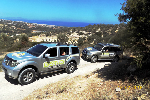 Crète : safari de luxe en véhicule tout-terrain à Palm Beach