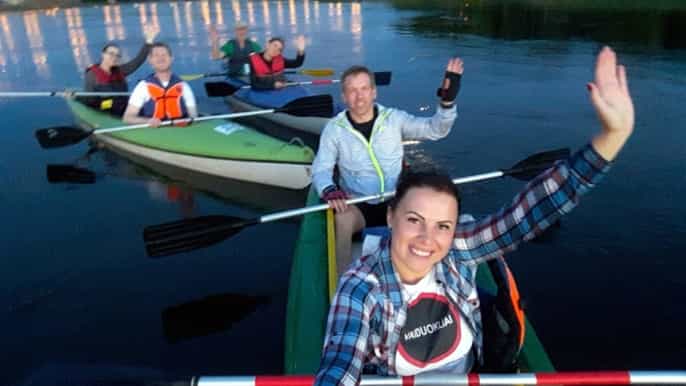 kayak tour in nemunas