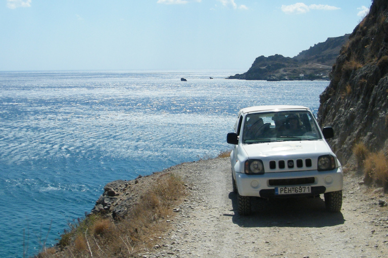 Safari sans chauffeur en Crète : Palm Beach et canyons