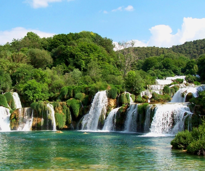 Split lub Trogir: Krka, wodospad Roški i Szybenik