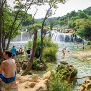 From Split or Trogir: Krka National Park and Šibenik Tour