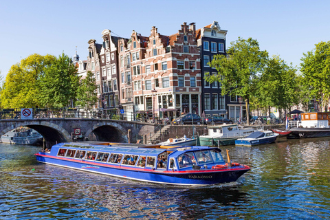 Amsterdam: Canal Cruise et Billets de quartier culturel juifAmsterdam: croisière sur les canaux et billets pour le quartier culturel juif