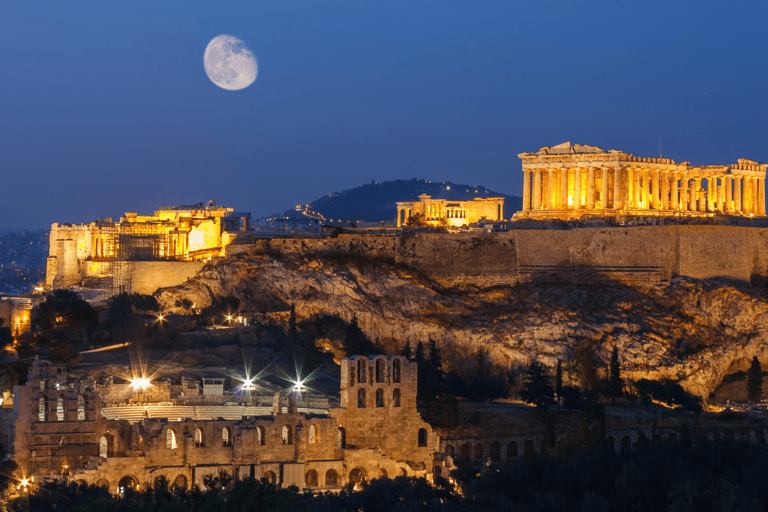 Athens: Greek Wedding Rooftop Party & Interactive Live Show Spirits Only Package