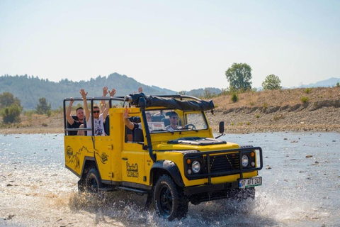 Rafting Zipline Quad Jeep 4 in 1 Adrenalin Tour mit Mittagessen