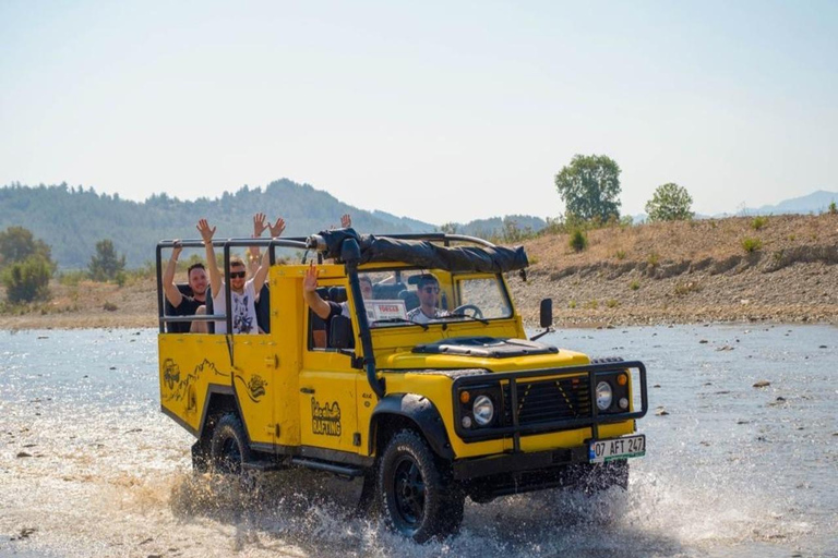 Rafting Zipline Quad Jeep 4 in 1 Adrenalin Tour mit Mittagessen