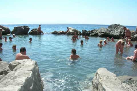 Roundtrip Minivan Transfer to Therma Natural Spa Beach
