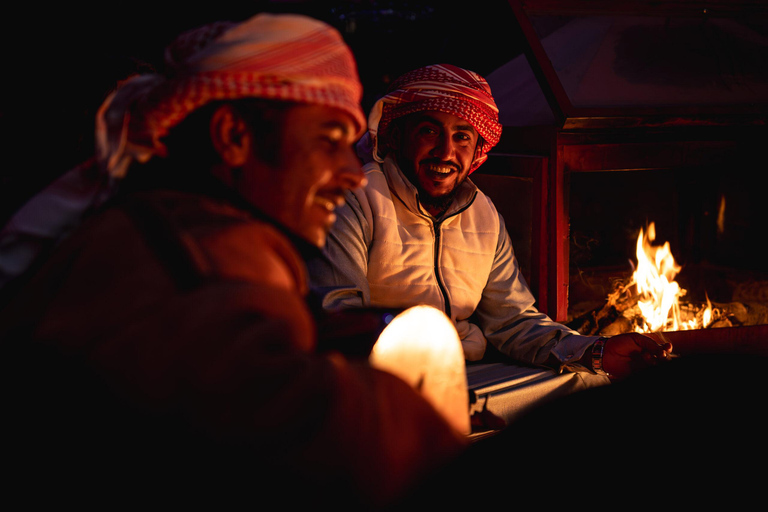 Wadi Rum : FULL DAY JEEP & OVERNIGHT Real beduin experience Overnight in Bubble Camp + Full day jeep tour