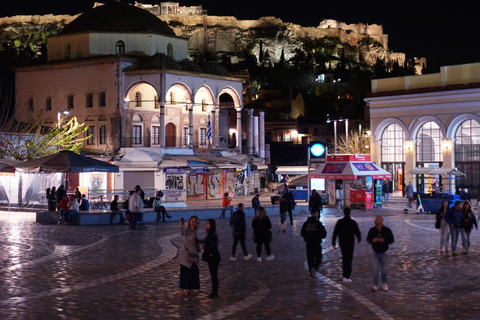 Visite nocturne à pied d&#039;AthènesVisite nocturne d&#039;Athènes