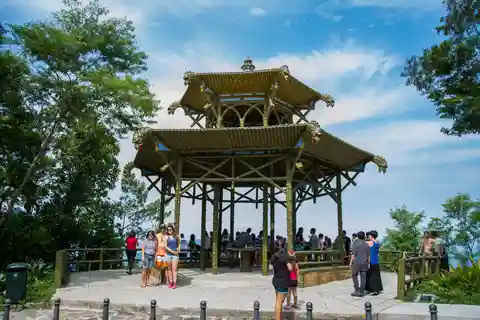 Parque Nacional de Tijuca con un fotógrafo