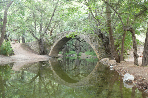 Omodos Village and Kelephos Medieval Bridge Tour Pickup from Limassol