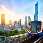 Bangkok: pass di un giorno per la ferrovia sopraelevata BTS Skytrain con prelievo in aeroporto