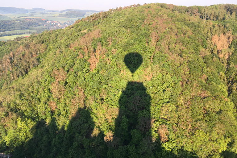 From Prague: Hot Air Balloon Ride with Champagne and Snacks Premium Flight Experience