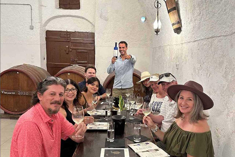 Santorini: tour de vino de medio díaTour vespertino privado